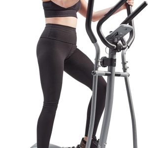 Sunny Health & Fitness 2-in-1 Upright Elliptical Full-Body E...