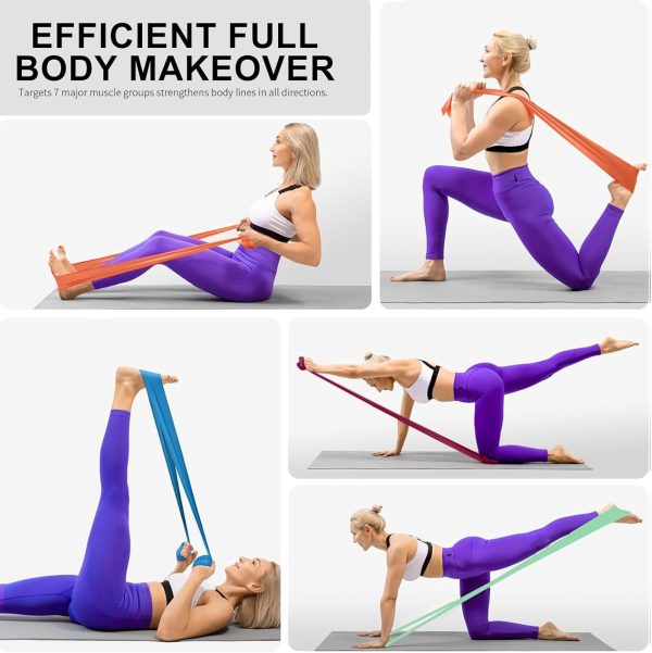 Resistance Bands,Professional Non-Latex Elastic Stretch Band...