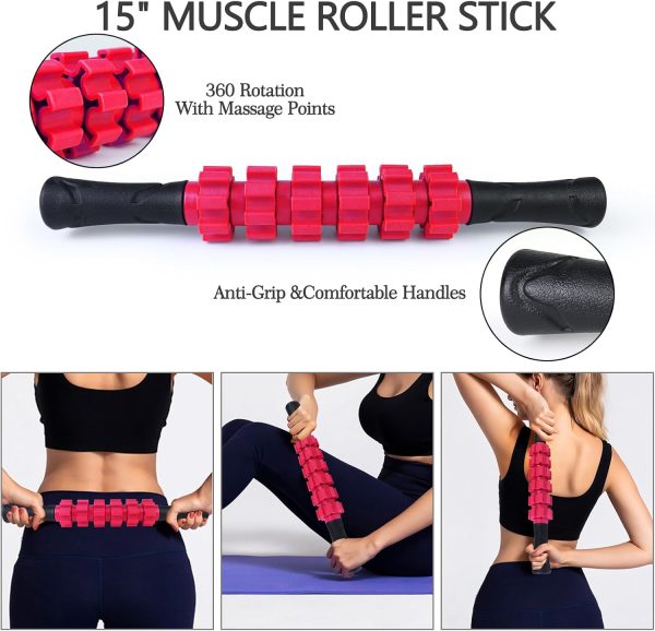 5 in 1 Foam Roller Set, Trigger Point Foam Roller Patented, ...