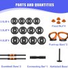Adjustable Dumbbells 45lbs Free Weight Dumbbell Set with Con...
