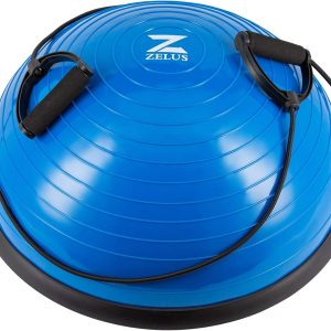 ZELUS Balance Ball Trainer with Resistance Bands and Foot Pu...