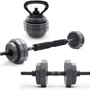 CAP Barbell 66 lb Multi-Use Adjustable Weight Set - Versatil...