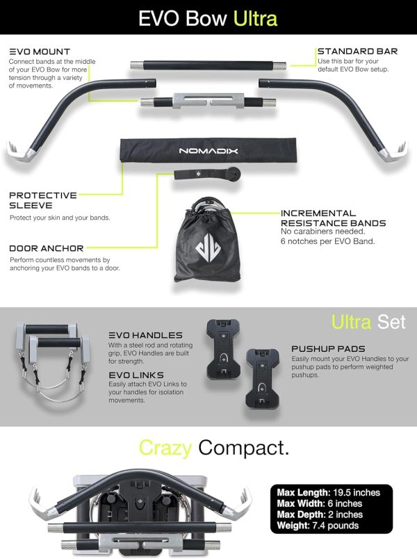 EVO Bow - All in One Portable Home Gym System | Compact Stre...