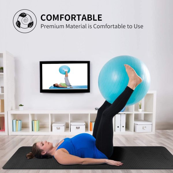 CAMBIVO Extra Wide Yoga Mat for Women and Men (72"/84"x 32"x...