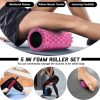 5 in 1 Foam Roller Set, Trigger Point Foam Roller Patented, ...