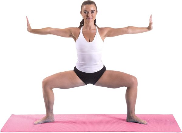 ProsourceFit Original Yoga Exercise Mat ¼” (6mm) Thick for C...