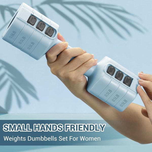 Adjustable Dumbbells Hand Weights Set: Sportneer 4 In 1 Weig...