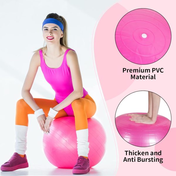 Jerify 10 Pcs Pilate Ball Exercise Ball Bulk Yoga Ball for F...