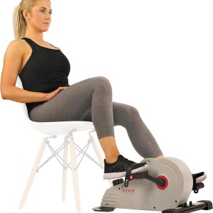 Sunny Health & Fitness Dual Function Under Desk Pedal Exerci...