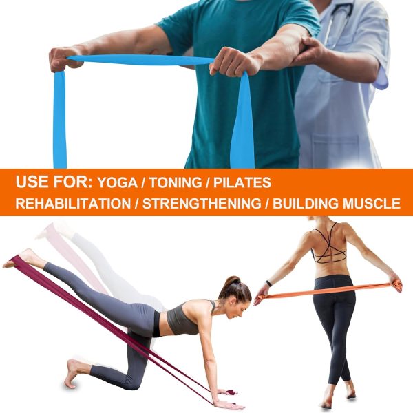 Resistance Bands,Professional Non-Latex Elastic Stretch Band...