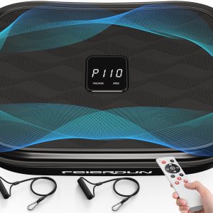 FEIERDUN Vibration Plate Exercise Machine, Whole Body Workou...