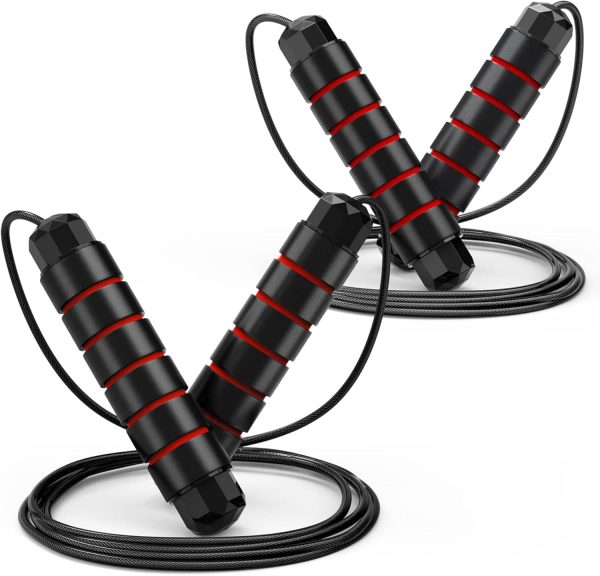Jump Rope, Speed Jump Rope with Ball Bearings, Adjustable We...