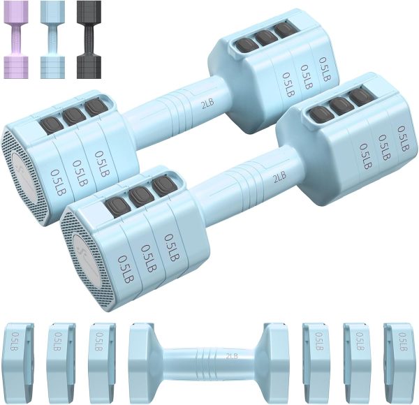 Adjustable Dumbbells Hand Weights Set: Sportneer 4 In 1 Weig...