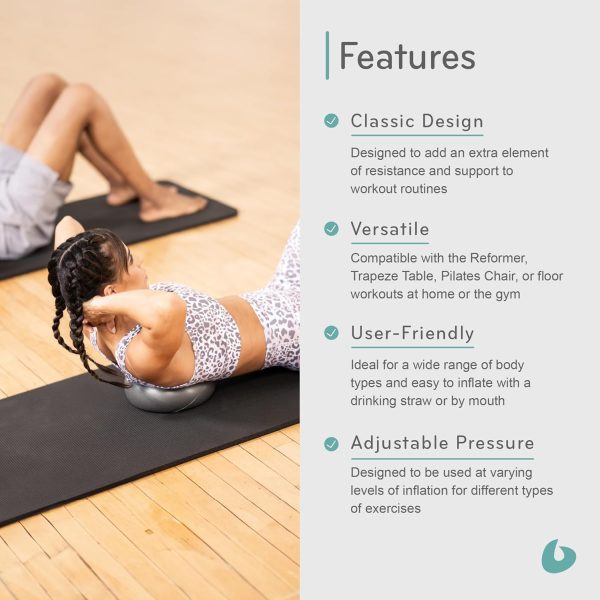 Balanced Body Inflatable Ball, Exercise Ball for Stability, ...