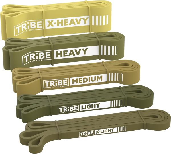 Long Resistance Bands for Working Out Men and Women - Set of...