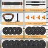 HTK Adjustable Weight Dumbbell Set - 4 in 1 Free Weight Set ...