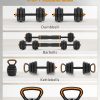 HTK Adjustable Weight Dumbbell Set - 4 in 1 Free Weight Set ...