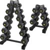 Hex Dumbbells PVC Encase Coating Free Weight Dumbbell Set fo...