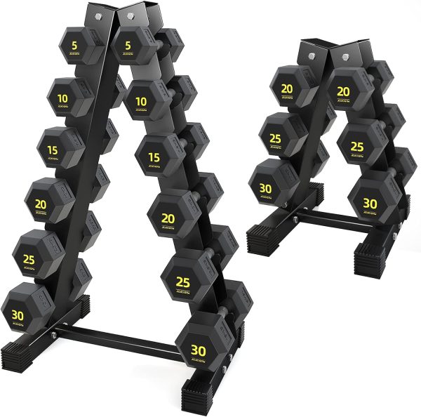 Hex Dumbbells PVC Encase Coating Free Weight Dumbbell Set fo...