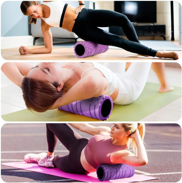 Foam Roller for Muscle Massager, Patented 13" High Density E...