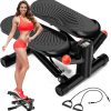 Steppers for Exercise at Home, Stair Stepper with Resistance...