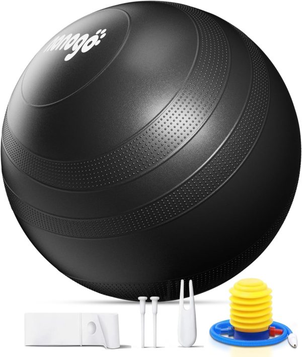 nonogo Anti-Burst Exercise Ball for Working Out - Stability ...