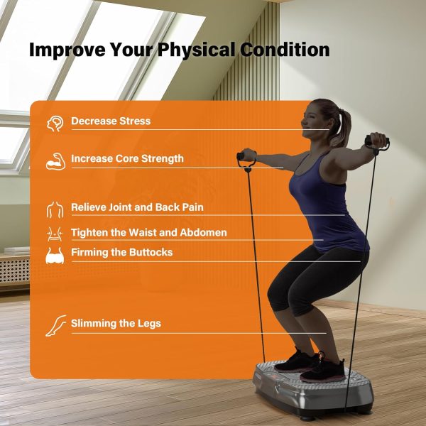 Vibration Plate Exercise Machine: TISSCARE Weight Loss and L...