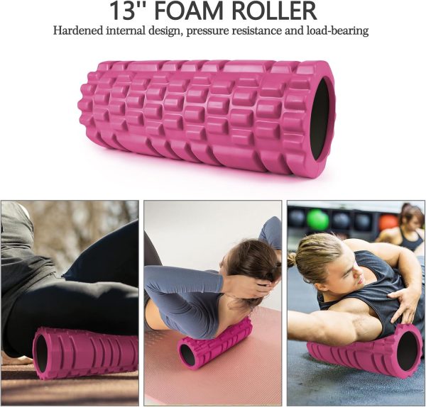 5 in 1 Foam Roller Set, Trigger Point Foam Roller Patented, ...