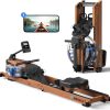 MERACH Water Rowing Machines for Home, Foldable Row Machine ...