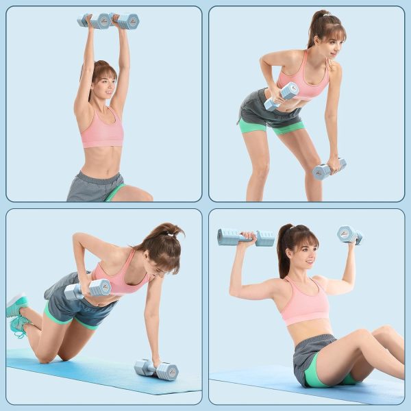 Adjustable Dumbbells Hand Weights Set: Sportneer 4 In 1 Weig...