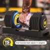 Adjustable Dumbbells Set 12.5LB/22.5LB Pair, 1-Sec Fast Adju...
