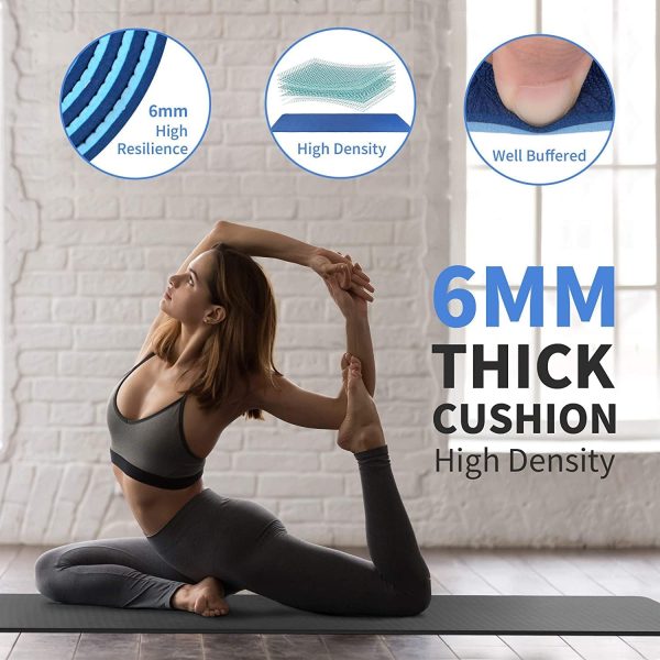 CAMBIVO Extra Wide Yoga Mat for Women and Men (72"/84"x 32"x...