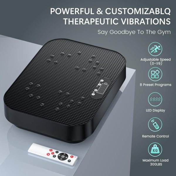 Vibration Plate Exercise Machine,Whole Body Workout Power Vi...