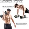 Hex Dumbbells PVC Encase Coating Free Weight Dumbbell Set fo...