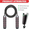 Jump Rope, Speed Jump Rope with Ball Bearings, Adjustable We...