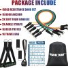 Exercise Resistance Bands with Handles for Working Out, 150/...