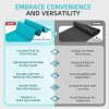 Foldable Yoga Mat for Home Workout & Travel, 4mm/2mm Thick T...