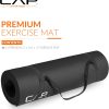 CAP Barbell 1/2-Inch High Density Exercise Yoga Mat with Str...