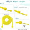 Aodaer PVC Skipping Rope Adjustable Jump Rope for Kids Multi...