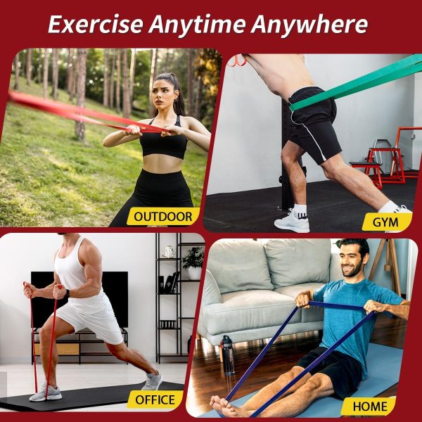 WHATAFIT Resistance Bands, Exercise Bands，Pull up Assistance...