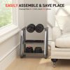 Adjustable Dumbbells Sets, 20/30/40/55/60/70/80/90lbs Free W...