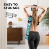 U&M Yoga Mat Non-Slip, Exercise Suede Mat with Carrying Bag ...