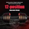 Adjustable Dumbbell Set, 40LB to 3LB Weight Set, 12 Free Wei...