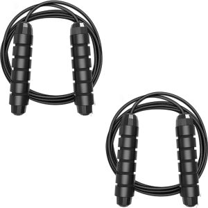 Jump Rope, 2Pcs Rapid Speed Jumping Rope with Ball Bearings,...