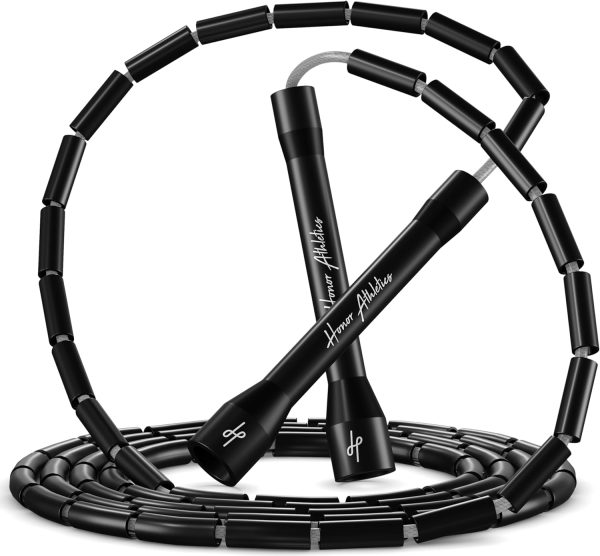 Honor Athletics 2.0 Beaded Jump Rope - Adjustable with Unbre...