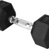 Yes4All Chrome Grip Encased Hex Dumbbells – Hand Weights Wit...