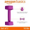 Amazon Basics Vinyl Coated Dumbbell Hand Weights