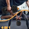 HTK Adjustable Weight Dumbbell Set - 4 in 1 Free Weight Set ...