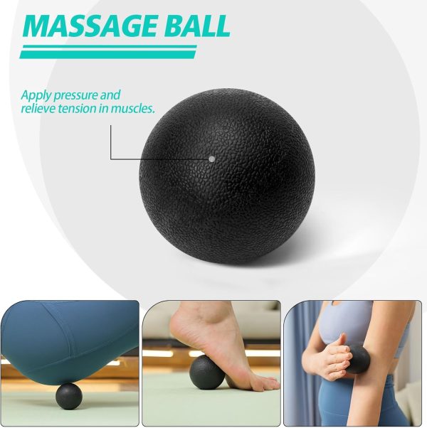 5 in 1 Foam Roller Set Muscle Massage Foam Ripple Roller for...