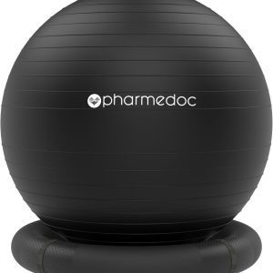 Pharmedoc Yoga Ball Chair, Exercise Ball Chair with Base & B...
